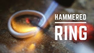 How to make a ring - from start to finish. Handcrafted silver ring.