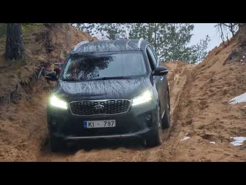 BMW X3 vs KIA Sorento offroading + Cherokee + Jimny