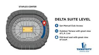 Staples Center Seat Recommendations - The TicketCity Update Desk