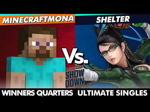Scrims Showdown 71 Winners Quarters - MinecraftMona4 (Steve) Vs. Shelter (Bayonetta) SSBU Ultimate