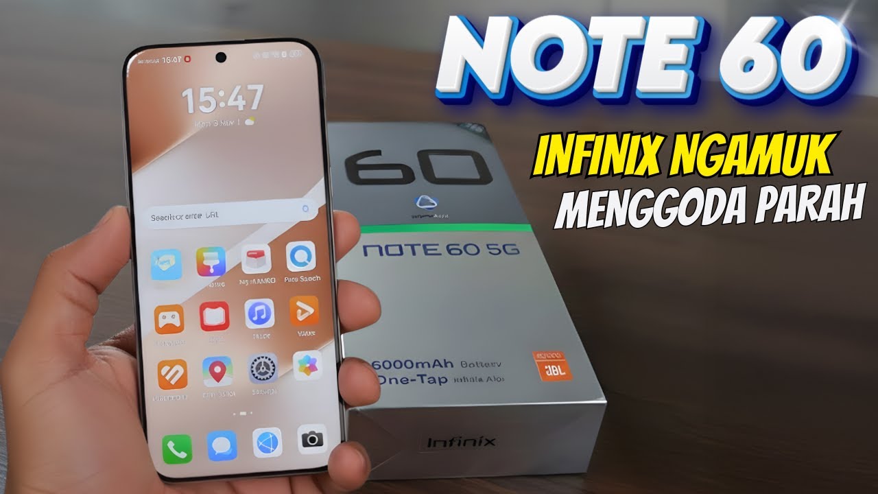 2 JUTAAN? FIX JADI ANDALAN BARU‼️INFINIX NOTE 60 5G PANTAS JADI PRIMADONA