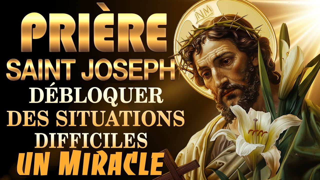 Prière à SAINT JOSEPH pour ÉLIMINER les Dettes, les Difficultés Financières et les Maladies!🙏✨