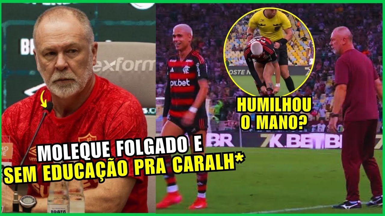 MANO MENEZES DETONA ATITUDE DE LUÍZ ARAÚJO DEPOIS DE CONFUSÃO NO CLÁSSICO CARIOCA
