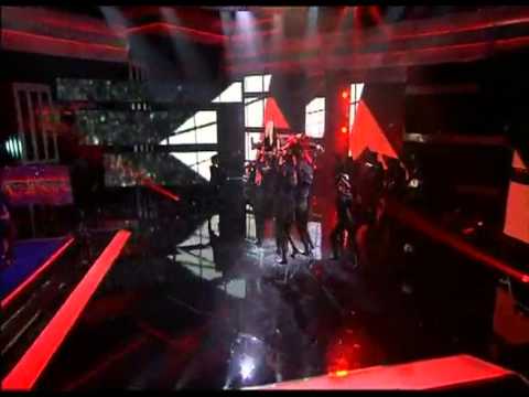 Rufus Hound as Cheryl Cole fights his way to the Let's Dance for Sport Relief final