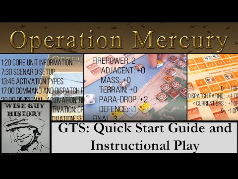 REVISED] GTS Quick Start Guide and Instructional Play [Operation Mercury, Grand Tactical Series]