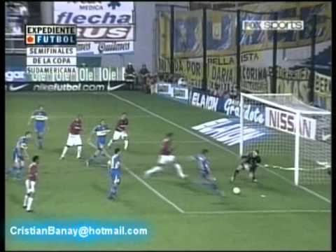 Boca 4 Internacional 2 Copa Sudamericana 2004 ( Resumen Completo)