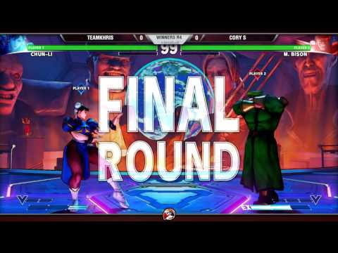 VS WEEKLY 3/25/16 - WINNERS R4 - TEAMKHRIS (CHUN-LI) vs. CORY S (M. BISON) - STREET FIGHTER V