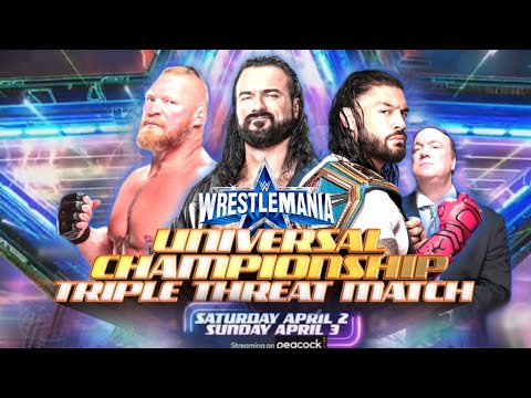 WWE WrestleMania 38 Night 1 & 2 Match Card Prediction