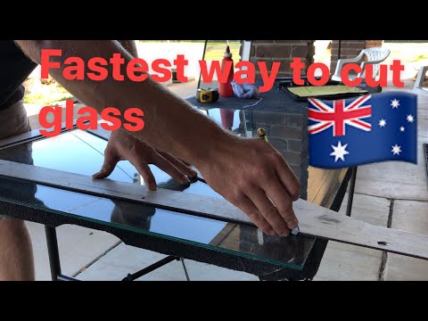 How to fix a broken glass door