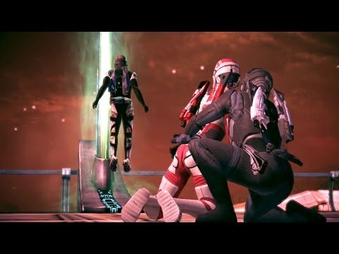 Shepard Activates Prothean Beacon on Eden Prime (Mass Effect 1)