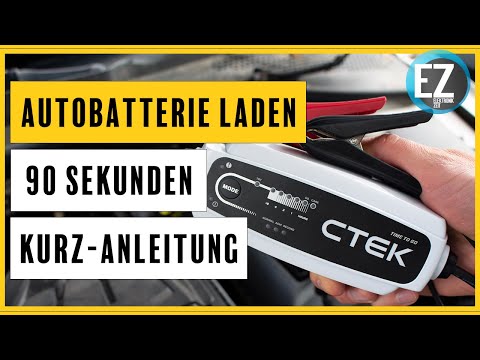 How to charge a car battery - a quick guide in 90 seconds - How do I charge a car battery correctly?