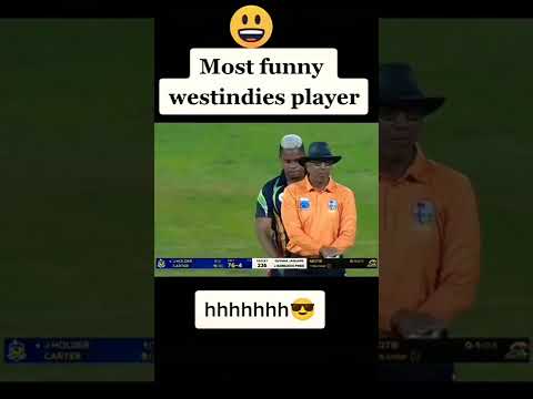 Most Funny Player of West Indies Cricket Team😎😎😎