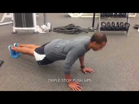 Triple Stop Push Ups