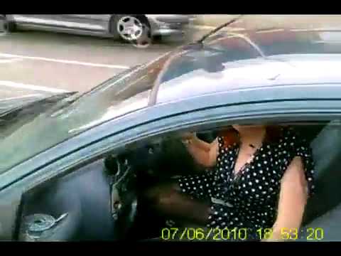 Auto erfasst Fahrradfahrer Crash Car vs Bike