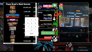 How to Enter scores on Retro Legends Arcade