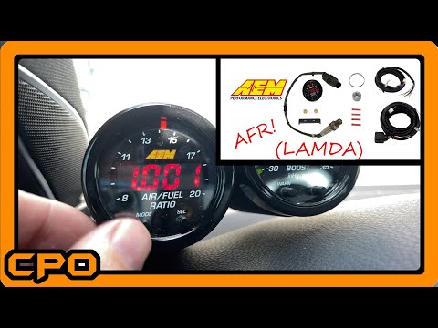 Install: AEM UEGO AFR Gauge - 2019 Golf R