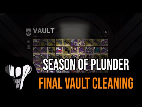 Vault Cleaning before the season ends? - Yami