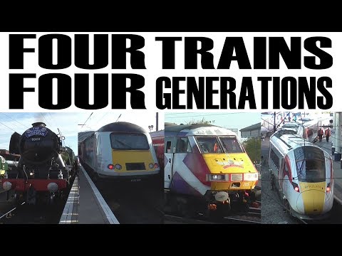 FOUR TRAINS!! FOUR GENERATIONS!!
