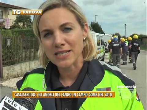 TG PADOVA (17/09/2016) - CASALSERUGO: GLI ANGELI DEL FANGO IN CAMPO COME NEL 2010