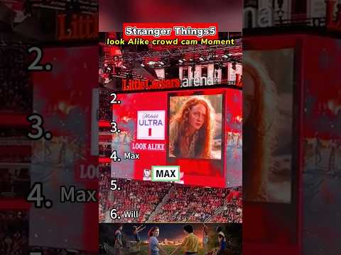 The camera moments of the look-alike crowd in Stranger Things #StrangerThings5 #lookAlikecrowd