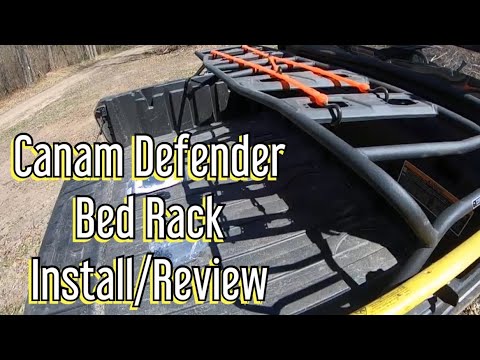 Canam Defender Bed Rack Install/Review