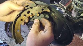 Replacing rear brake shoes on 2012 Toyota Corolla