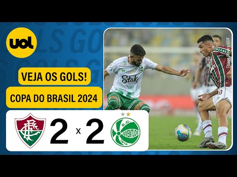 FLUMINENSE 2 X 2 JUVENTUDE - COPA DO BRASIL 2024; VEJA OS GOLS