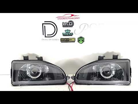 92-95 Honda Civic Retrofit Headlights - 2.5" Bi-LED projector retrofit - VisionAutoworks