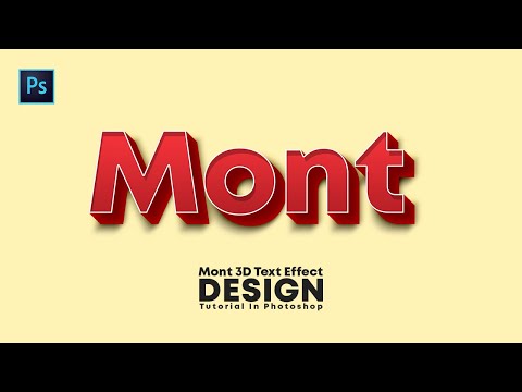 How to Design Great 3D Style Text Effect Adobe Photoshop Tutorial Speed Art Grafix Mentor