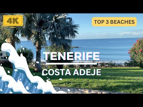 ✅Top things to do in Tenerife/ The best beach/ 4k walking tour/ Visiting Tenerife/ Costa Adeje.