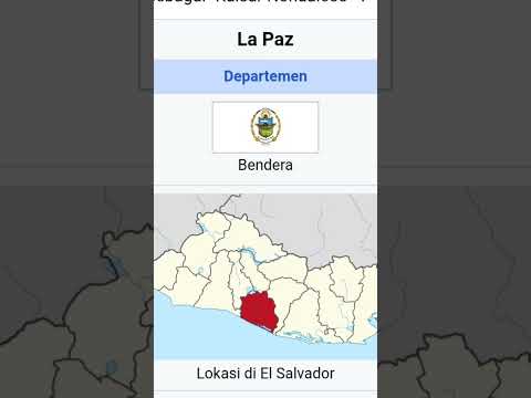 Bendera Departemen El Salvador Ke-6=La Paz #elsalvador