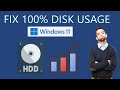 How To Fix 100 Disk Usage In Windows 11 Fix High Disk Usage