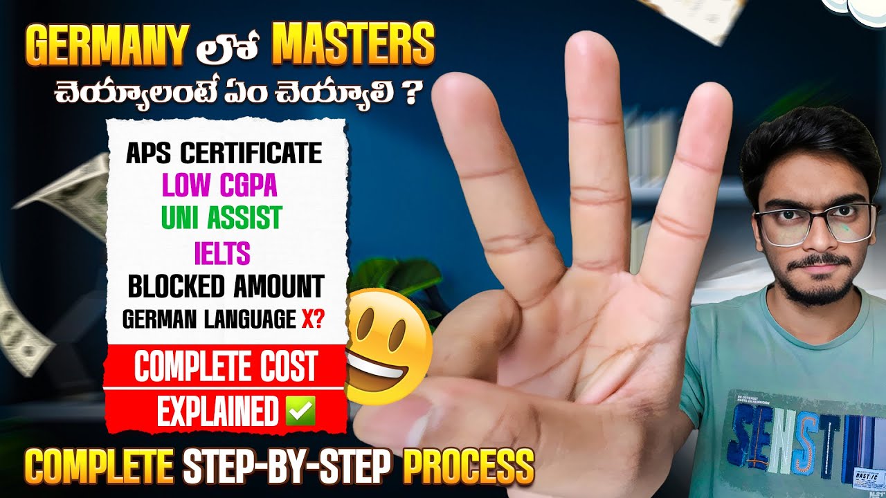 Road Map to Masters in Germany | complete step by step process | #gowthamingermany