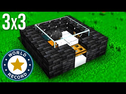 Smallest Minecraft Base World Record!