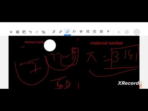 Rational and irrational number 