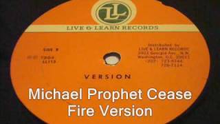 Michael Prophet Cease Fire Version - Live & Learn 12 Inch - DJ APR