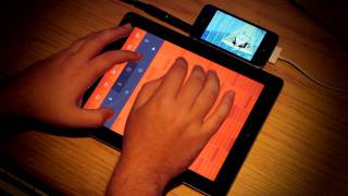 Video thumbnail for iPad / iPhone Music Studio Jam - MusicBox - BabyHands (SoundPrism Apple Bebot App) by LydianLabelOnline