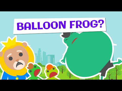 Aesop Lion Meets The Frogs & The Ox: Aesop's Fables for Kids - Read Aloud Children's Books