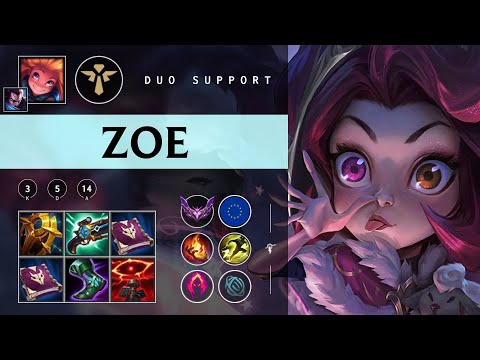 Zoe Support vs Yuumi - EUW Master Patch 25.24