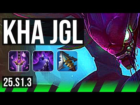 KHA'ZIX vs BRIAR (JGL) | Rank 14 Kha | KR Challenger | 25.S1.3