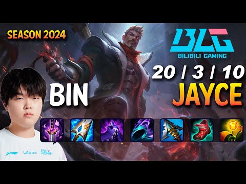 BLG Bin JAYCE vs TEEMO Top - Path 14.5 KR Ranked MASTER | lolrec