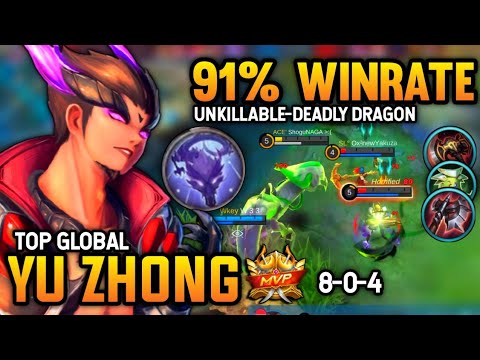 91% WIN RATE! YU ZHONG BEST BUILD 2021 | BUILD TOP 1 GLOBAL YU ZHONG GAMEPLAY | MOBILE LEGENDS✓