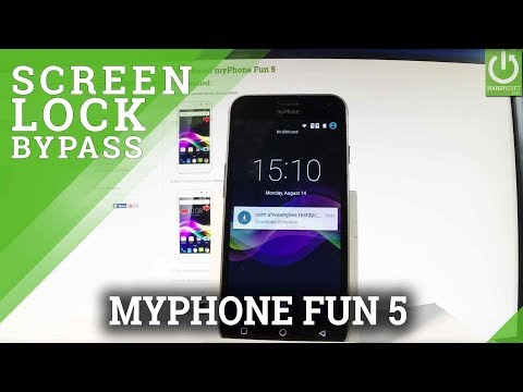 How to Reset myPhone Fun 5 - Hard Reset / Bypass Screen Lock