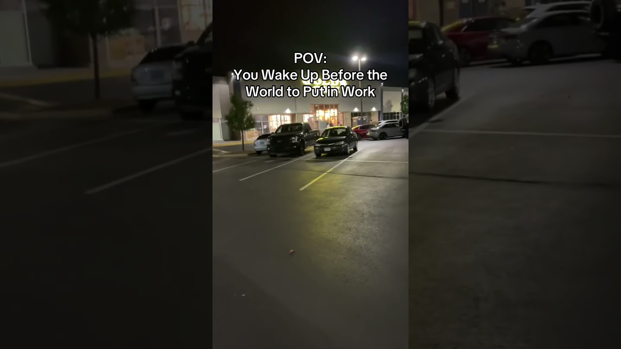 The grind starts when most people are still sleeping