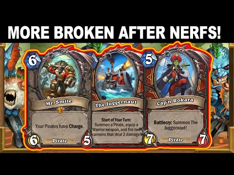 100% Winrate Pirate Warrior Will Be MORE Broken After nerfs! Voyage to the Sunken City | Hearthstone