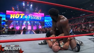 CJ Perry's Sensational AEW Debut! Miro's Hot and Flexible Wife Saves the Day at AEW: All Out 2023!