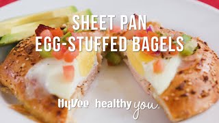Hy-Vee Healthy You: Sheet Pan Egg-Stuffed Bagels