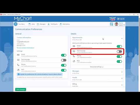 Watson Clinic Mychart Communication Preferences