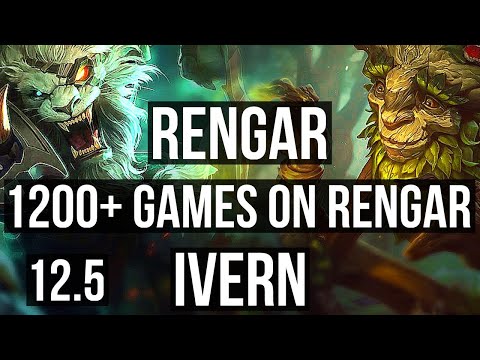 RENGAR vs IVERN (JNG) | 2.7M mastery, 8/1/3, 1200+ games, Legendary | EUW Master | 12.5