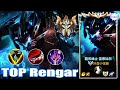 Wild Rift Rengar Gameplay - Top Rengar Champion Spotlight | Rank Sovereign